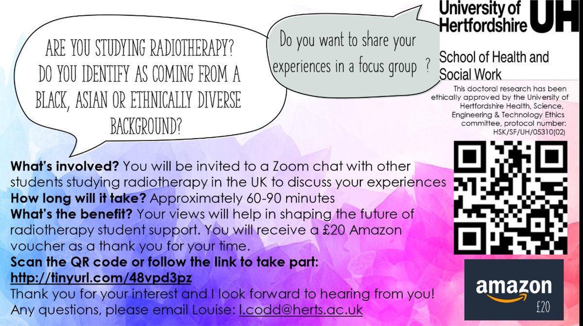 Excited to share focus groups are now open! please share with any students who may be interested in taking part