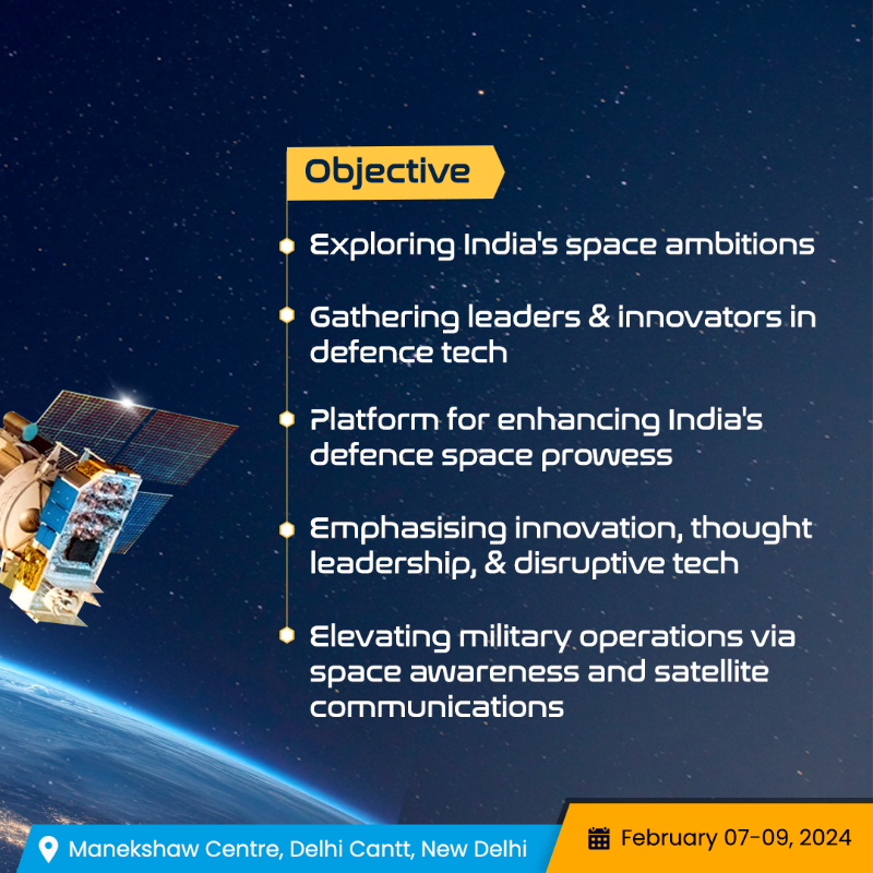 investindia's tweet photo. Explore the forefront of innovation and collaboration at #DefSAT2024, where cutting-edge solutions and strategic discussions shape the future of #NewIndia's defence space potential.

Know more: https://t.co/LgCnInxzMm

#InvestInIndia #Defence #DefSAT @DefenceMinIndia @Defsatindia