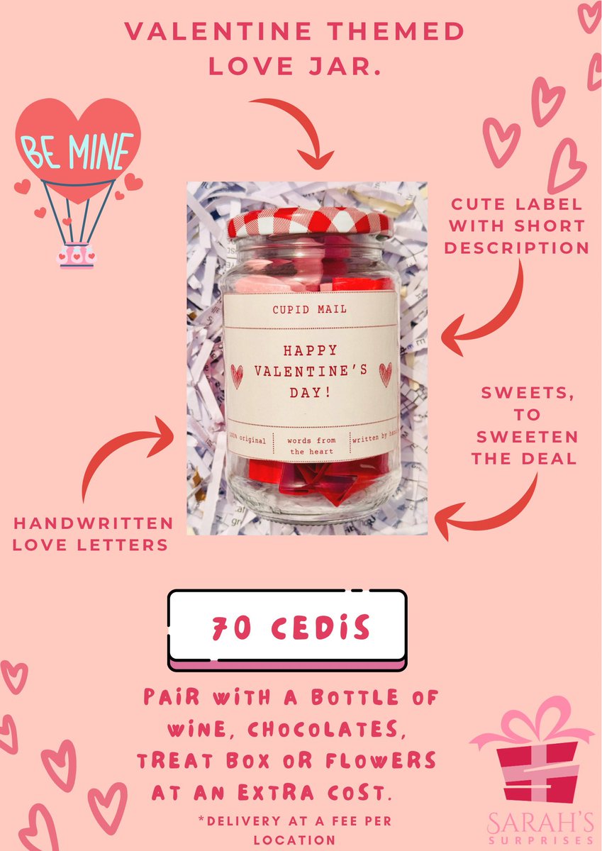 SarahSurprises's tweet photo. This year, we’re going with nothing over the top. 
Just cute and thoughtful options to make your partner go “aww”. 🥰

Place an order by clicking the link in the bio or sending a dm! 🎈 https://t.co/fmeZJLGJnS