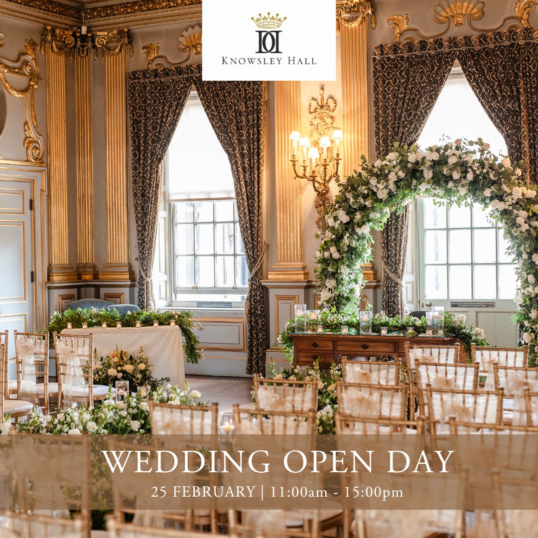 Join us for the perfect start to your #weddingplanning journey on Sun 25th Feb! 💍 This is the chance to see our stunning stately home dressed for a wedding. Register for your free place here brnw.ch/21wGKCh #weddingshowcase #weddinginspo #dreamwedding #weddingvenuesuk