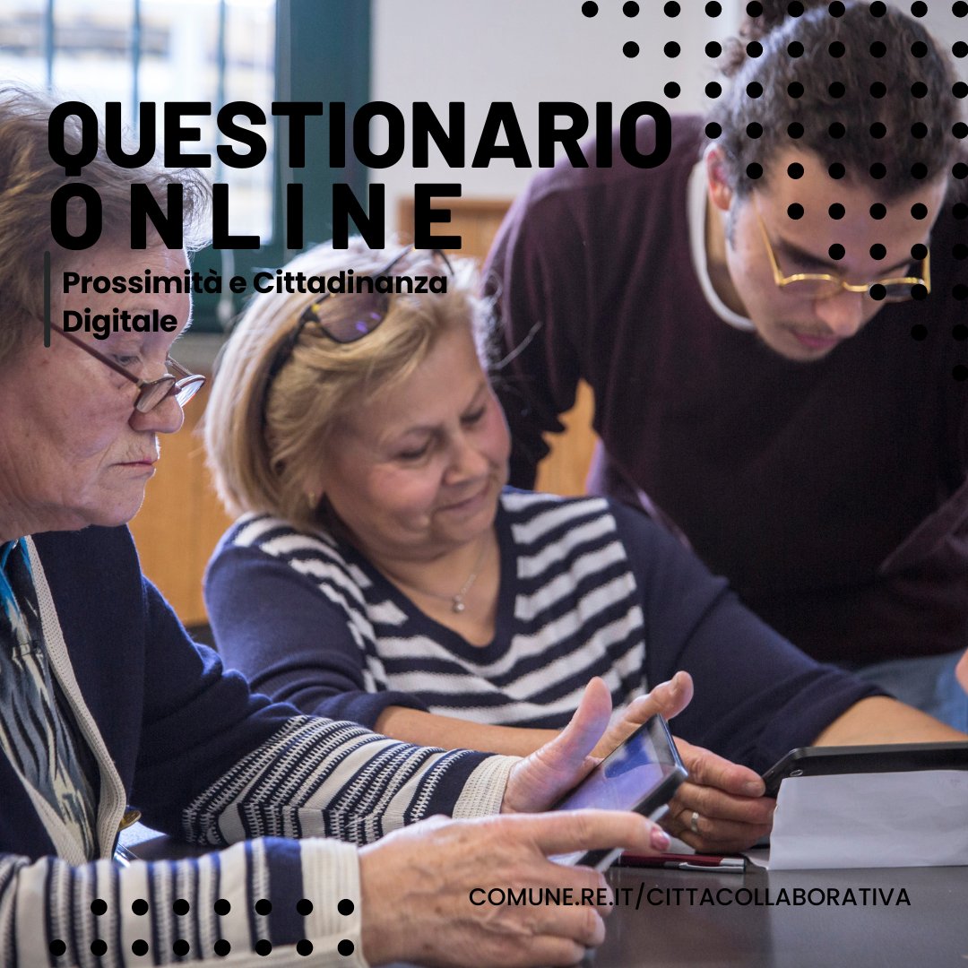 Quanto siamo vicini nell'era digitale? Partecipa al questionario di @ComuneRE e <a href="/UNIMORE_univ/">UNIMORE</a> su prossimità e senso di comunità e su come il digitale possa rafforzarli. Le risposte porteranno al Manifesto della Prossimità e della Cittadinanza Digitale!
🔗forms.gle/yaggdCtyQyKEhk…