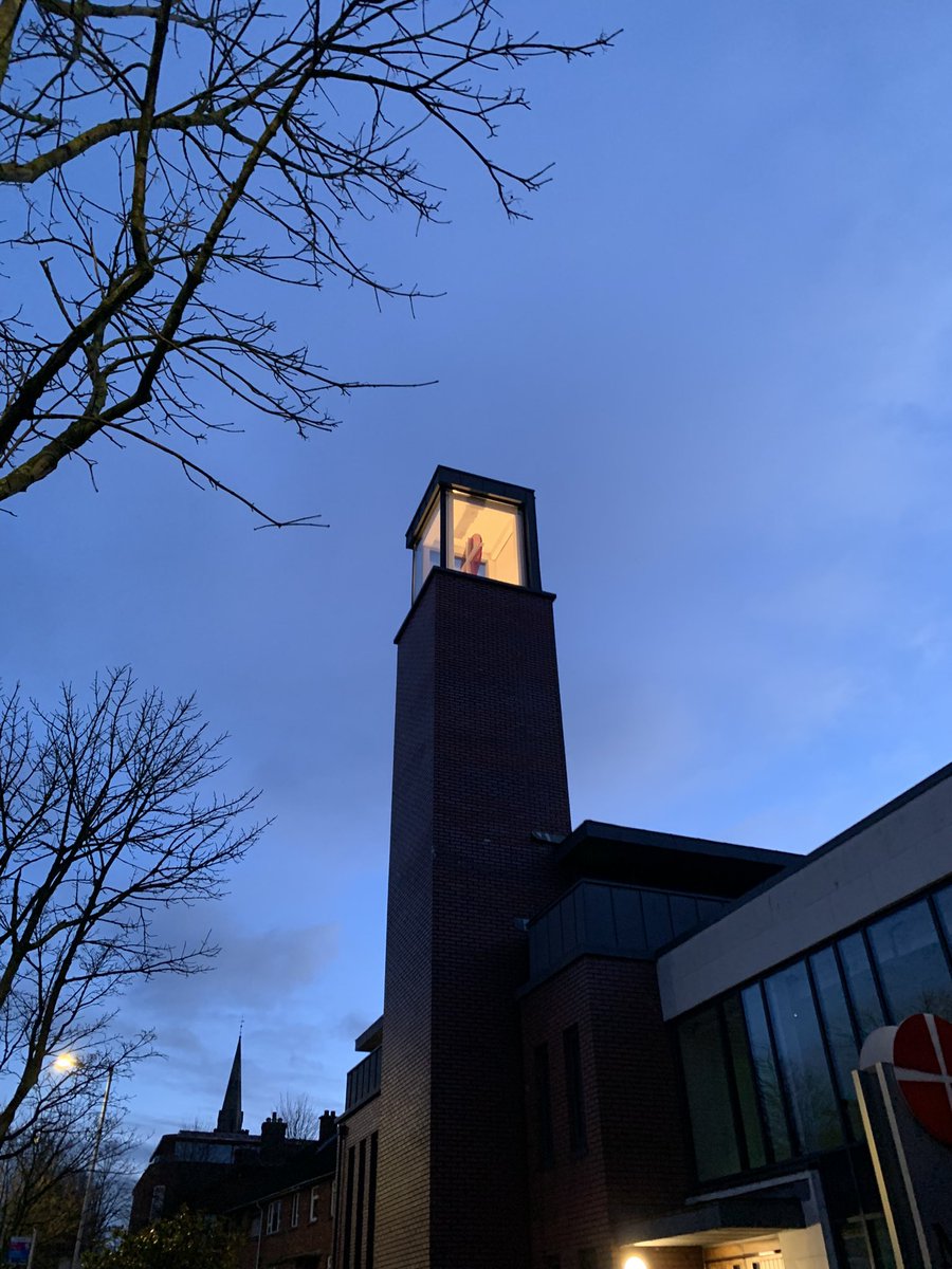 QuintinOliver's tweet photo. #ArchitecturalFeatures #28 on my south Belfast heart health walks. 
Church architecture of the modern variety today - not overly impressive in my view. https://t.co/efY4JWL0aK