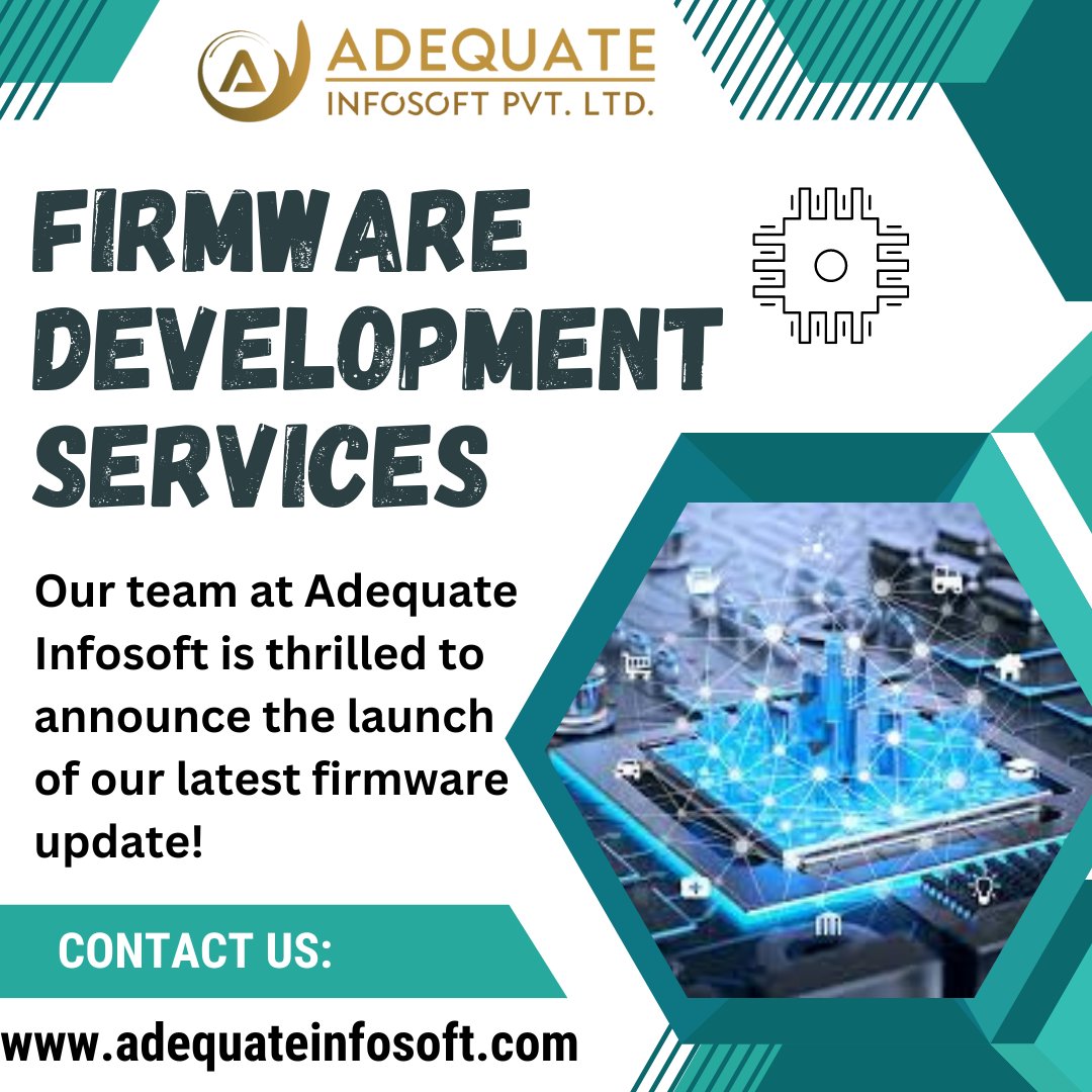 ADQInfosoft's tweet image. From optimizing performance to enhancing security, our expert team ensures seamless integration and unparalleled reliability.
Let&apos;s elevate your technology together!
adequateinfosoft.com/firmware-softw…...

#adequateinfosoft #softwaredevelopment #development