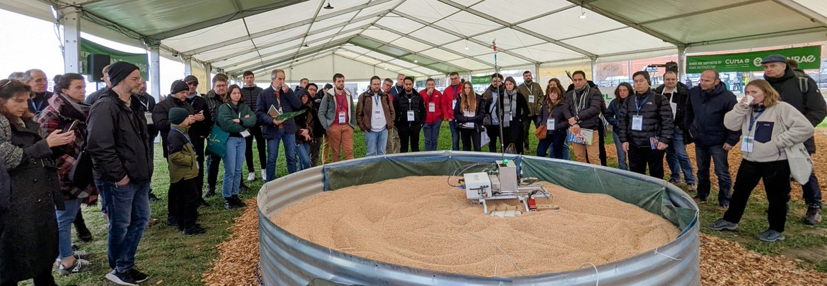 Yesterday's kickoff at #WFIRA24 was truly impressive. As the event unfolds, we have a lineup of exciting live demonstrations of our cutting-edge #GrainStorage #Robotic #Management #System scheduled for today and tomorrow! I! 🌾🤖

#SavingGrain 

#Farming #AgTech
