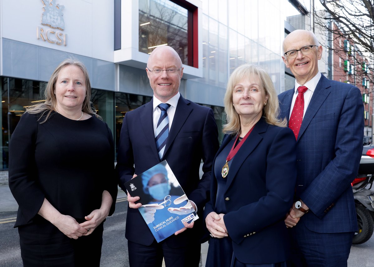 The Clinical Guidance for Surgical Hubs Report was launched at #RCSICharter today.

It supports the timely implementation of the six new #SurgicalHubs intended to reduce waiting lists for scheduled care.

➡️ bit.ly/3HQGT6T