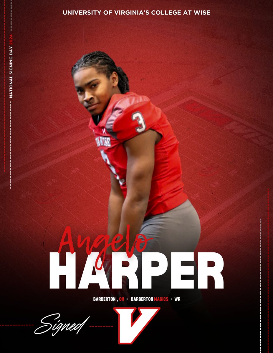 UVA Wise Football (@uvawisecavsfb) on Twitter photo Welcome to the <a href="/UVAWiseCavsFB/">UVA Wise Football</a> family <a href="/aharp3_/">Angelo Harper Jr.</a> !
#PEWAV #FFF #HTR Welcome to the <a href="/UVAWiseCavsFB/">UVA Wise Football</a> family <a href="/aharp3_/">Angelo Harper Jr.</a> !
#PEWAV #FFF #HTR