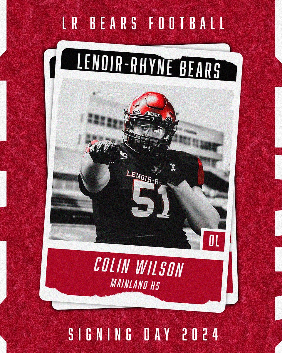 LRBearsFootball's tweet photo. Welcome Between the Bricks  🧱🐻🧱 @collinwilson55

#GOBEARS | #BetweentheBricks | #NationalSigningDay https://t.co/LT29eD3Ep1