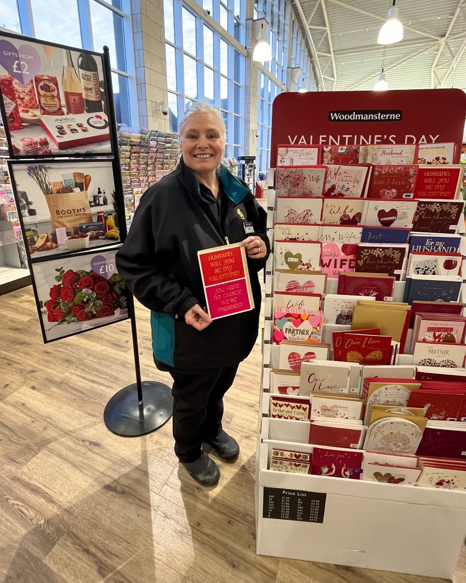BoothsCountry's tweet photo. Denise at Kendal and Linda at Ulverston have picked out some lovely Valentine's cards and gifts, pick yours up today! 💕 https://t.co/BJLCVqPvb4