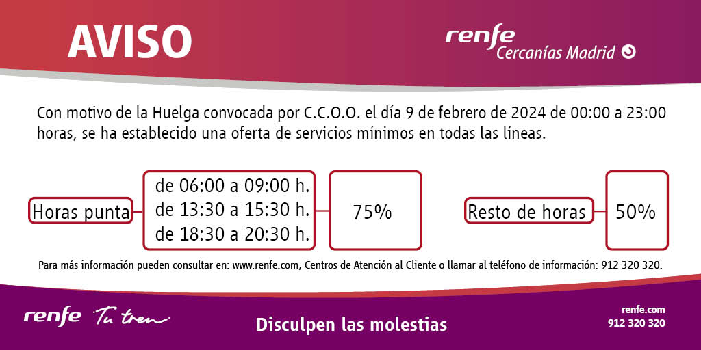 Cercanías Madrid tweet media