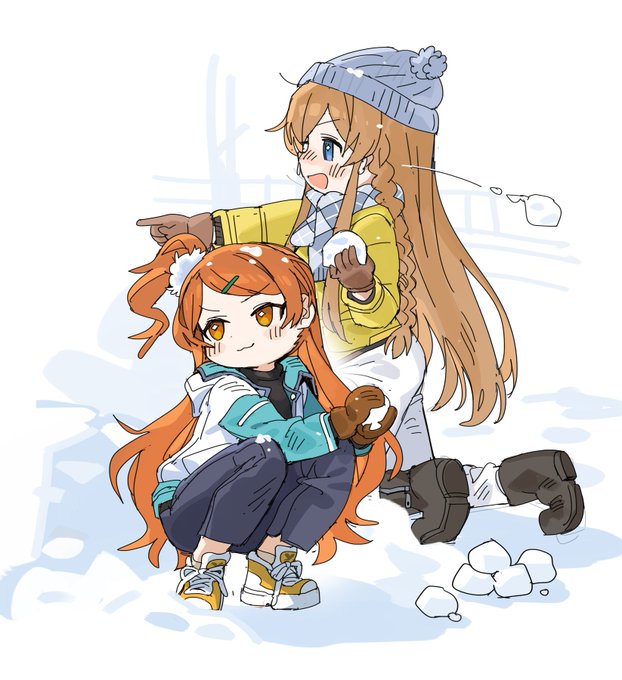 「赤面 雪だるま」のTwitter画像/イラスト(新着)