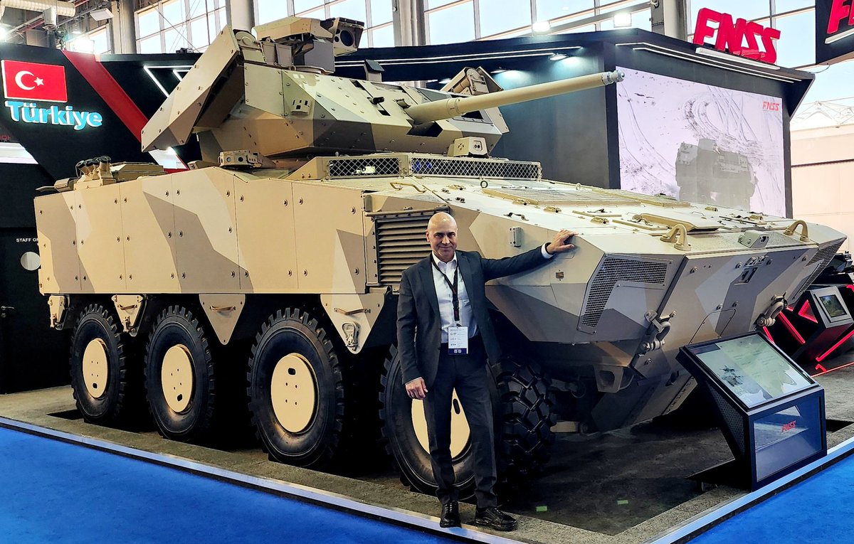 aybarskucuk's tweet photo. World Defense Show'da lansmanını yaptığımız Pars Alpha, FNSS'in son on yılda geliştirdiği, TSK ve dost/müttefik ülke ordularının envanterine verdiği onlarca farklı tipte araç ve silah kulesinin deneyiminin sonucudur. https://t.co/gzrKL3uvhM
