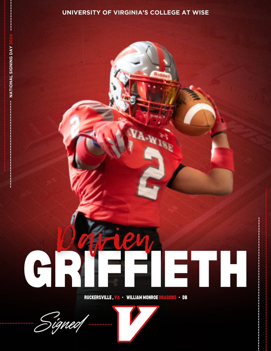 Welcome to the <a href="/UVAWiseCavsFB/">UVA Wise Football</a> family @davien1g !
#PEWAV #FFF #HTR