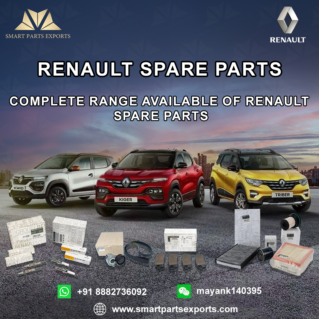 We have a complete range of Renault Spare Parts.
Contact Details:- +91 8700786864
E-mail:- smartpartsexports01@gmail.com
For any requirements please feel free to contact us.
.
.
.
#smartpartsexports #4wheeler #renault #airfilters #brackpad #sparkplug #oilfilters #brackshow #spare