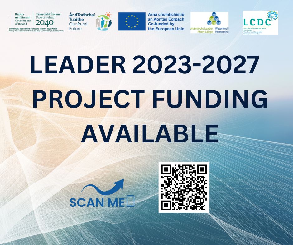 A new round of LEADER funding is available under LEADER 2023-2027. Please see details of the targeted call in the link below. wlp.ie/leader-2023-20…