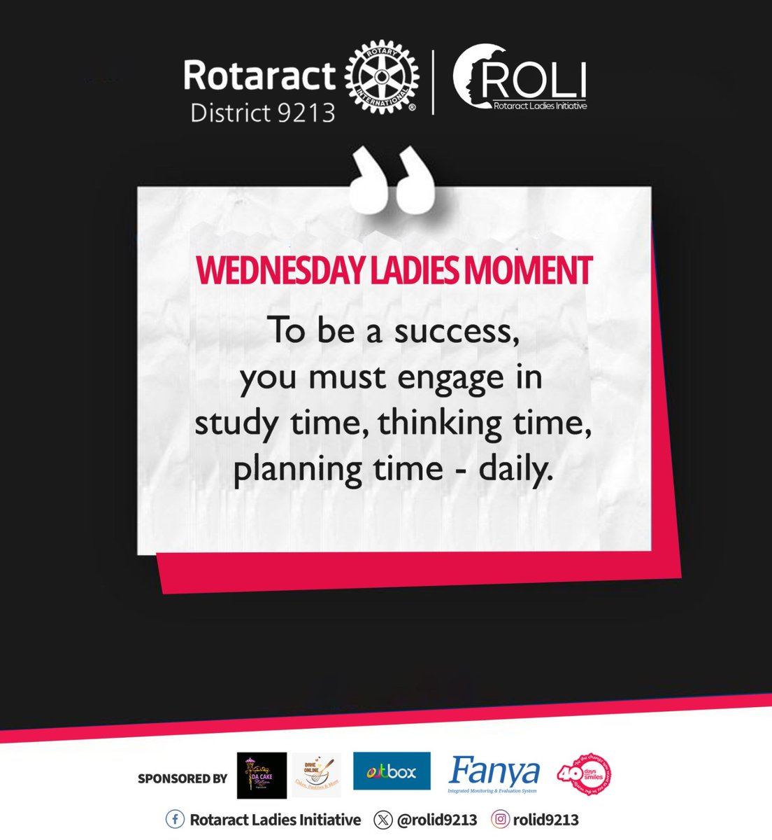 Success is not a stroke of luck; it is the result of intentional and disciplined habits.

 Embrace the power of study time, think time, and planning time in your daily routine.

 Invest in acquiring knowledge, reflect deeply on your ideas, and chart a clear path forward.