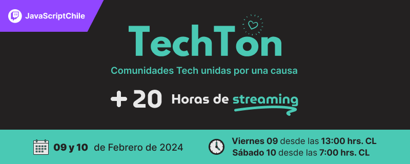 MermeladaTech's tweet image. Nos ponemos en solidaridad para ayudar a Chile en estos momentos.
Los invitamos a este evento maratónico que realizan varias comunidades unidas.
El evento lo abre @midudev 🎉
discord.gg/KfSHNRhVPQ?eve…