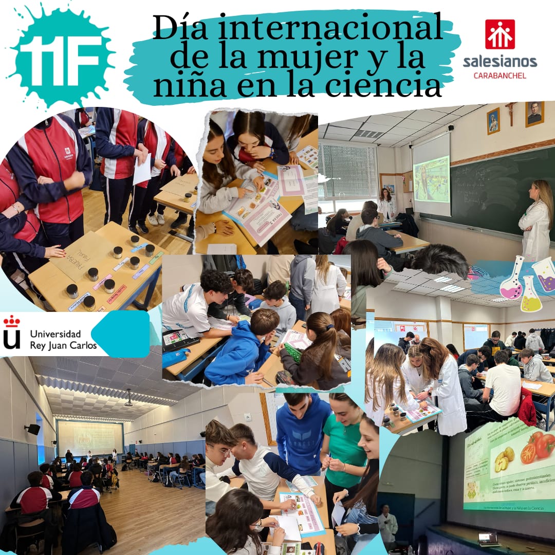 GQAA_MAF's tweet photo. Esta semana se celebra el día internacional de la mujer y la niña en la ciencia a través de talleres donde las chicas del grupo muestran el trabajo realizado en el proyecto EVALKALIM II*. El lunes se realizó el primero en el colegio Salesianos (Carabanchel).
*PID2022-137278OB-I00 https://t.co/e0w6nfGjni