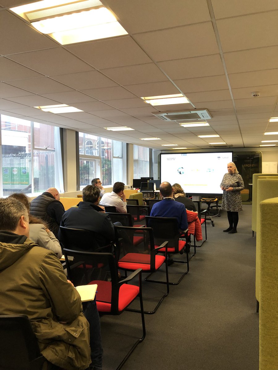 The Health Innovation Festival is underway across the <a href="/SalfordUni/">University of Salford</a> and to kick it off in the <a href="/SalfordCSI/">Centre for Sustainable Innovation</a> at the <a href="/salfordbizsch/">Salford Business School</a> we have <a href="/AnnMulhaney/">Ann Mulhaney</a> introducing the centre. 

#health #ethics #collaboration #innovation #salfordcsi 
M