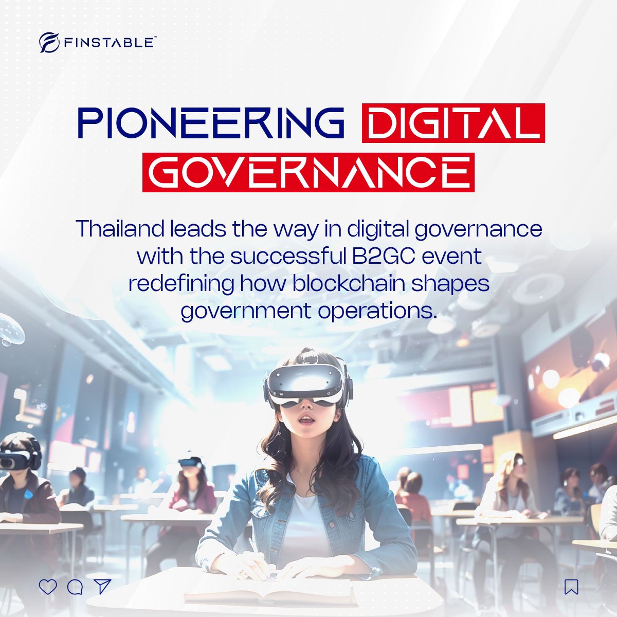 FinstableCo's tweet image. The conference invited participation to shape the future of digital governance and blockchain in public services, highlighting Thailand's commitment to digital transformation.​ 🚀🇹🇭

🔗 Find out more: finstable.co.th/en/news-events…
👉 Follow us for more content!

#Finstable #B2GC