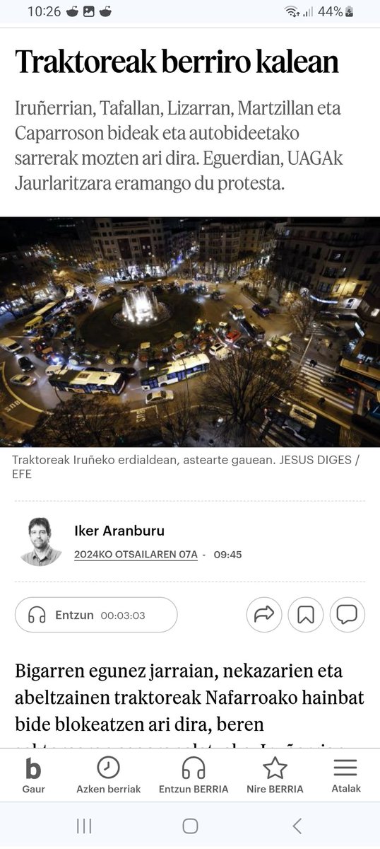 Zumitz1's tweet photo. 🚜🧑‍🌾 Astoratuta dabil lehen sektorea eta traktoreak hasi dira gurean ere errepideak hartzen. 

Ni neu ustiategi txiki bateko nekazari izanda interesgarria deritzot protestaldi honen inguruko zenbait hausnarketa egitea. 
Badoa haria 🧵 https://t.co/lLoFnWjnlb