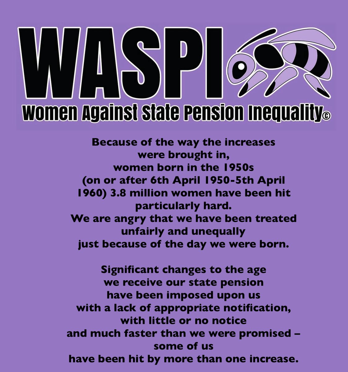 #WASPI Campaign (@waspi_campaign) on Twitter photo With all the talk of State Pension increasing - let's not forget the #WASPI women. We're not just 'commentators' about future actions, we are living the impact of past Government failures. @bbc @itv <a href="/SkyNewsBreak/">Sky News Breaking</a> When will you be talking about us? Financial, emotional and With all the talk of State Pension increasing - let's not forget the #WASPI women. We're not just 'commentators' about future actions, we are living the impact of past Government failures. @bbc @itv <a href="/SkyNewsBreak/">Sky News Breaking</a> When will you be talking about us? Financial, emotional and