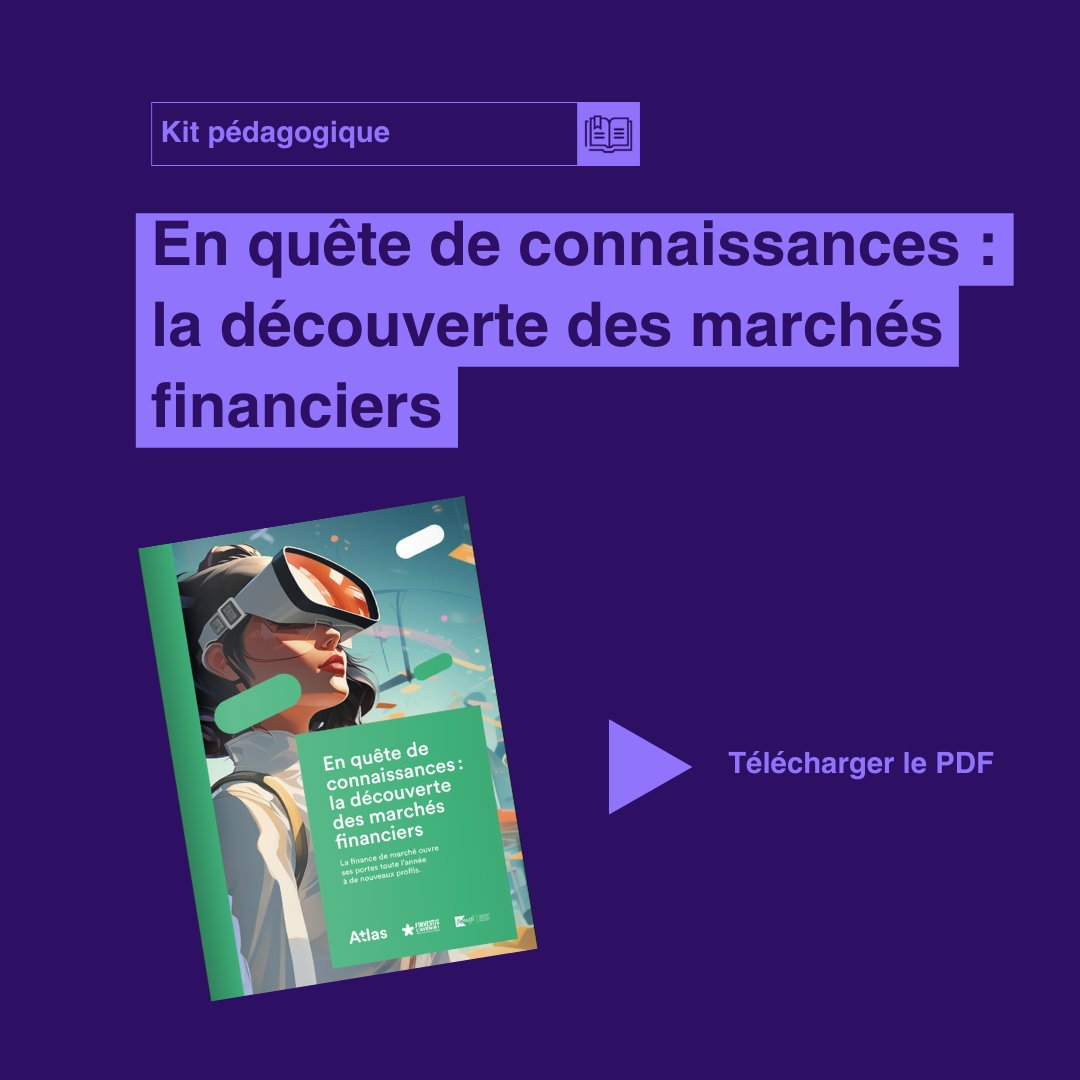 OpcoAtlas's tweet image. #Outils | C'est quoi les marchés financiers ❓ À quoi servent-ils ❓ Quels sont les #métiers qui s'y trouvent ❓ 
↪️ Pour répondre à toutes ces questions, et toutes les autres que vous vous posez, nos équipes et l'@AMAFI_FR  ont pensé à vous ⬇️
📥 bit.ly/3UryLkQ