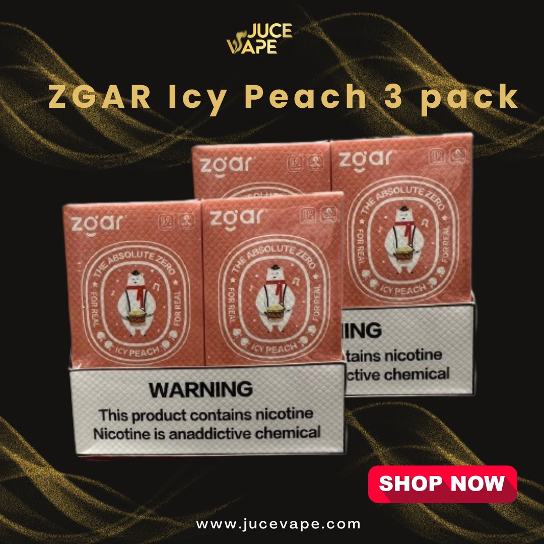 JuceVape1's tweet image. Experience the ultimate chill with ZGAR Icy Peach 3 pack – The Absolute Zero Vape Pod (Relx Compatible) 

SHOP @ jucevape.com/product/zgar-i…

#FruitExtraction #VapingDelight #FrozenFlavor #PremiumPods #IcyVibes #VapeExperience

1m