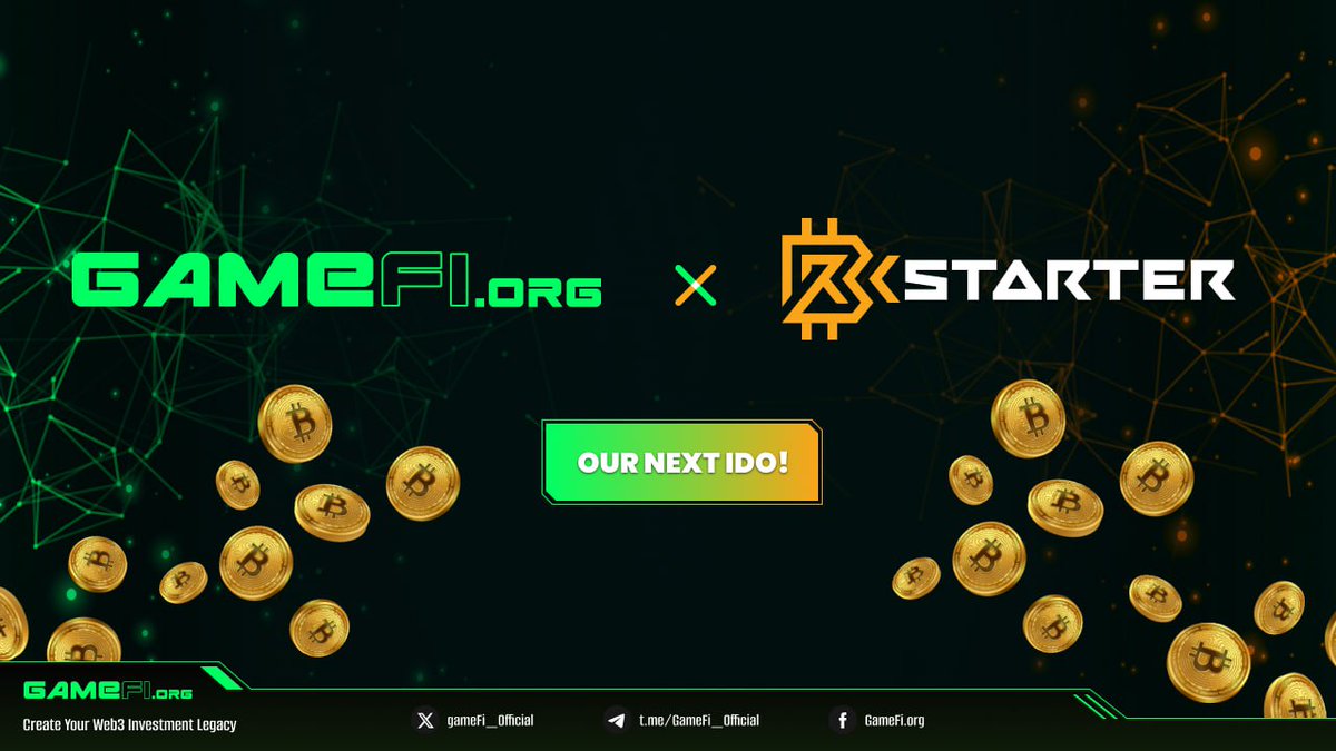 ▪️ IDO Announcement ▪️ @BRCStarteroff - Your Gateway to BRC-20 Ecosystem ✨✨ BRCStarter is one of the first BRC-20 focused launchpads, aiming to accelerate the adoption of innovative projects on Bitcoin Blockchain. GameFi.org is thrilled to join the fray for the