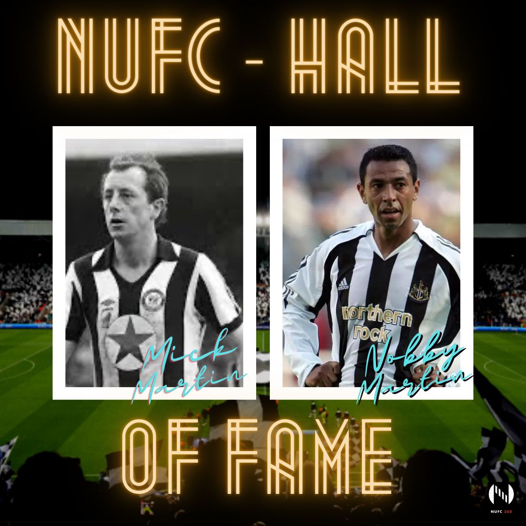 Congratulations to former Newcastle United Players Mick Martin and Nolberto  Solano. Both have been inducted into the clubs Hall Of Fame. #NUFC