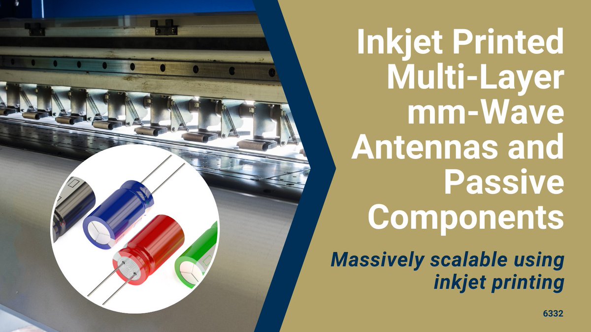 GaTechOTL's tweet photo. #AvailableForLicensing: Create low-cost massively scalable 2D and 3D #mmwaveantennas and #passivecomponents using inkjet printing in minutes, w/o a cleanroom. It's flexible & portable for modifications or new components in remote locales. @GeorgiaTech_ECE
https://t.co/oDfgwFNOKq https://t.co/3JDhh1zFrp