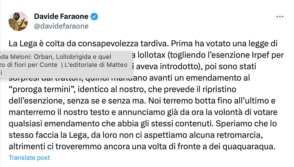 carlo1493's tweet image. #Faraone
#ItaliaViva