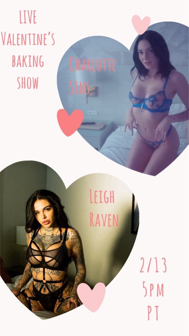 The collab you needed 💕 LIVE w/ @charlottesuxxx   2/13 @ 5pm PT https://t.co/JynNJYTLdx<a class="tags" href="/tag/charlottesuxxx">@charlottesuxxx</a>