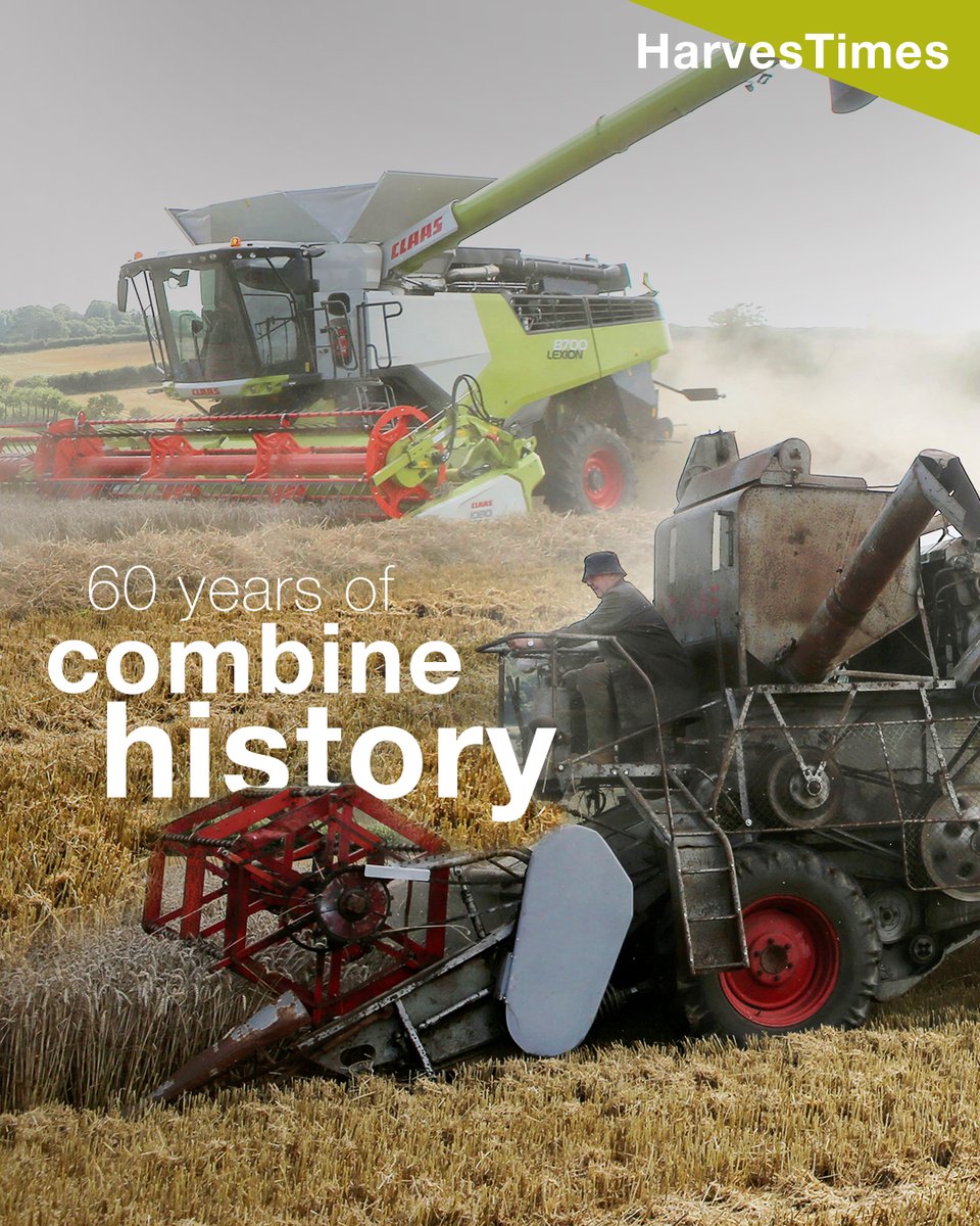 Autumn 2023 saw the unique sight of a 60 year old CLAAS SF combine returning to its original purchasers to work alongside their latest LEXION 8700TT. Read on here ow.ly/1t3v50Quq4X What's the oldest CLAAS machine you have worked with? 🚜 #claasuk #claassfcombine