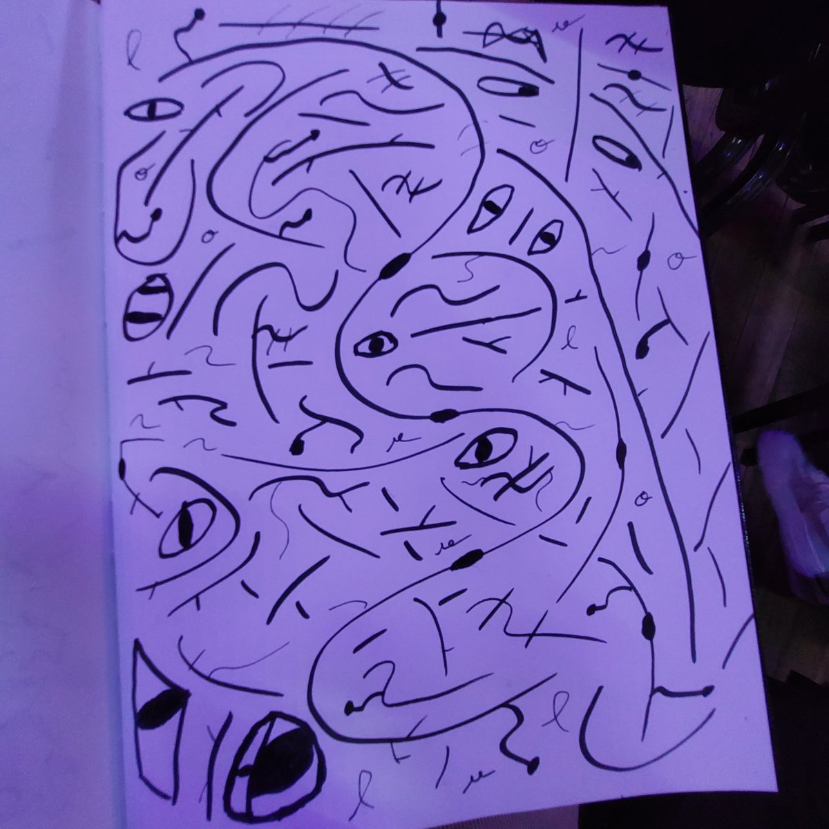 birthmarkbart's tweet image. As promised to @094459 doing some drawibg while soaking up the AI keynotes at #stateofopencon24