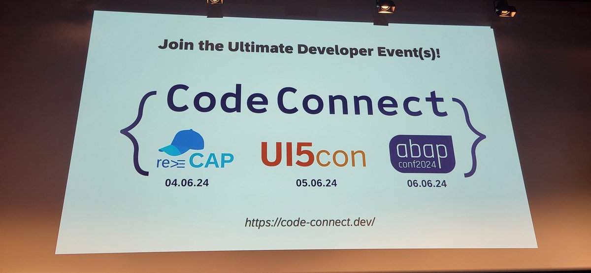 Save the date: Code Connect with ABAPConf