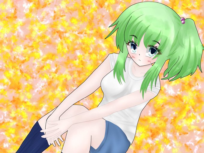 #イラスト 
#絵柄好みって人にフォローされたい 
もう一つのアカウントで載せたイラストの再掲。
運動着の子は健康的で可愛い🥰 