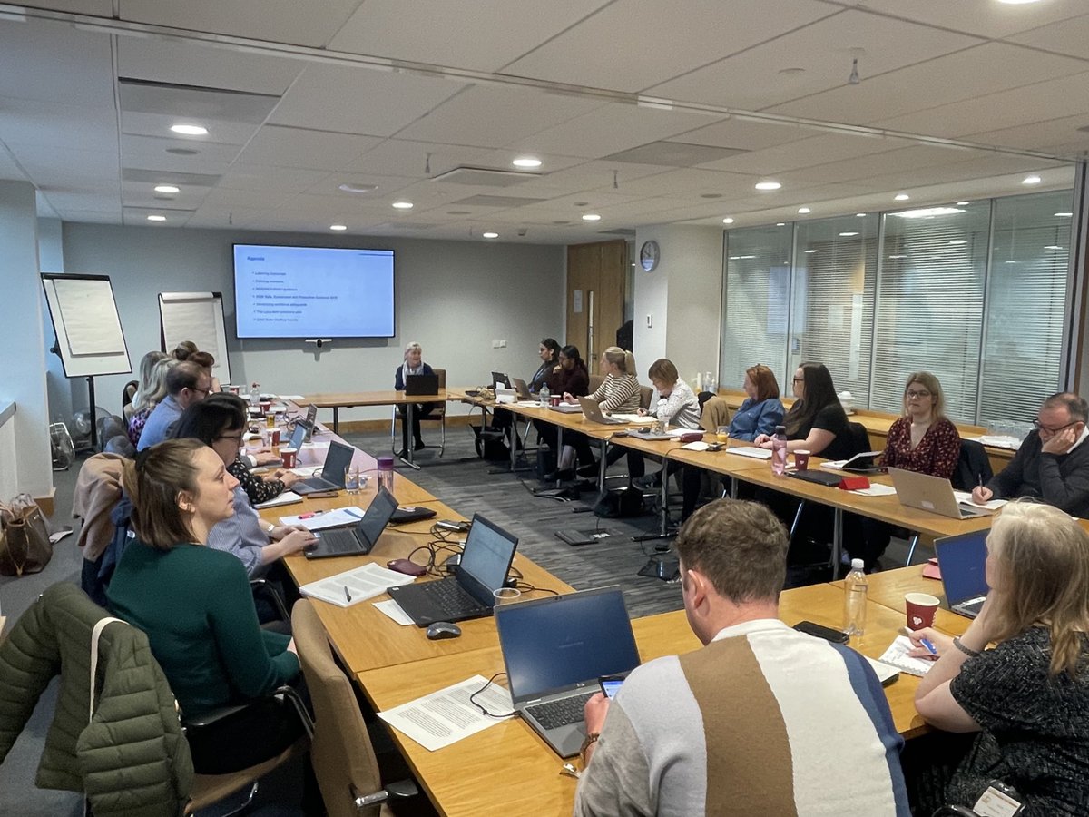 Great opening with ⁦<a href="/AnnCase2301/">Ann Casey MBE, RN FRCN 💙</a>⁩ on cohort 12 CNO safer staffing fellowship programme ⁦@CNOEngland⁩ ⁦@duncan_CNSE⁩ ⁦<a href="/teamCNO_/">teamCNO 💙</a>⁩  #cnosafestaffing