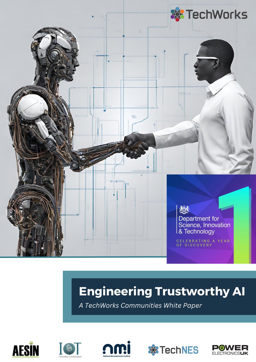 TechworksHub's tweet photo. Congratulations to the @SciTechgovuk on their remarkable first year.
Just a few days ago we released a TechWorks Communities White Paper amplifying the importance of AI regulation.
Download here: https://t.co/ebJtmBOo42
#ScienceAndTechUK https://t.co/y83ICPtYX8