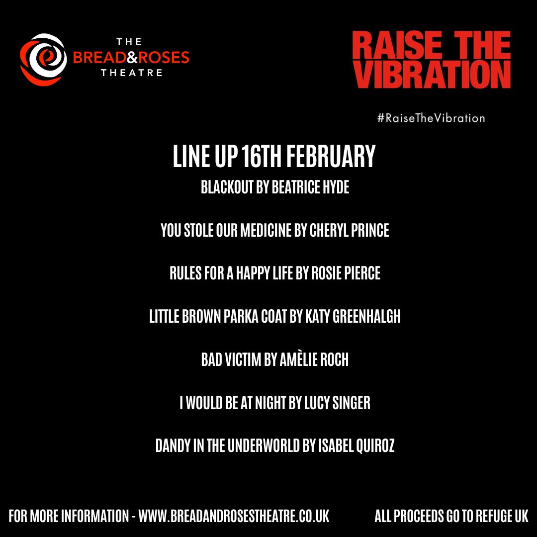 I will be performing my poem 
YOU STOLE OUR MEDICINE,
at RAISE THE VIBRATION <a href="/BreadandRosesTC/">The Bread & Roses Theatre</a> 

As a soul activist who has spoken out about spiritual persecution against women as witches, mediums &amp; healers, I am delighted to share my poem here. 

#activism #poem #theatre