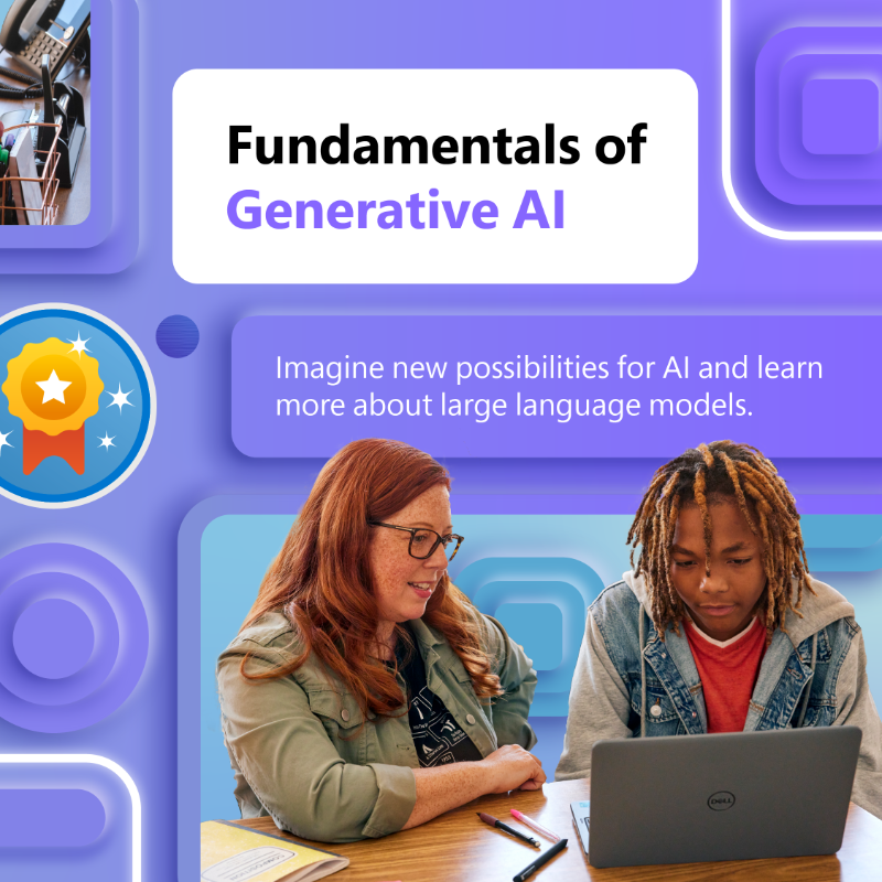 Explore the transformative power of AI in the classroom with quick, simple modules from the Microsoft Learn Educator Centre: msft.it/6012iaKnn

#MicrosoftEDU #AI #MIEExpert