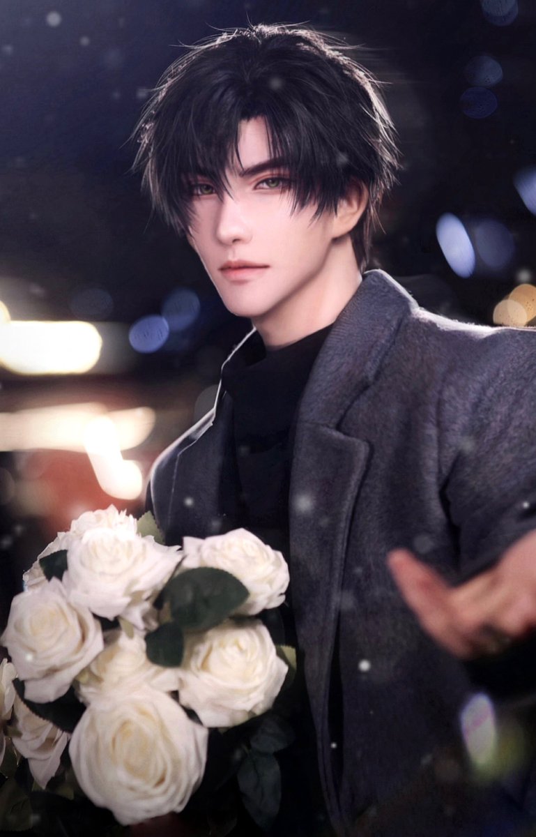 RAN41382579's tweet photo. “喜欢的话，就去外面看吧。不是说今天适合看雪吗？”

——————
🍐真的很好，天降竹马谁懂

#cosplay #cos #恋与深空 #恋与深空黎深 https://t.co/YO3slM7X70