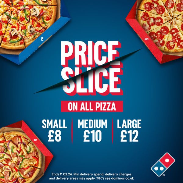 Beds SU (@bedssu) on Twitter photo Don’t miss out on the <a href="/dominos_hb/">Domino's Herts & Beds</a> Price Slice! Small Pizzas = £8 😍 Medium Pizzas = £10 😍 Large Pizzas = £12 😍 It’s TOO good to miss… 👉 dompizza.co/deals 🍕 #Luton #BedsUni #Student Don’t miss out on the <a href="/dominos_hb/">Domino's Herts & Beds</a> Price Slice! Small Pizzas = £8 😍 Medium Pizzas = £10 😍 Large Pizzas = £12 😍 It’s TOO good to miss… 👉 dompizza.co/deals 🍕 #Luton #BedsUni #Student