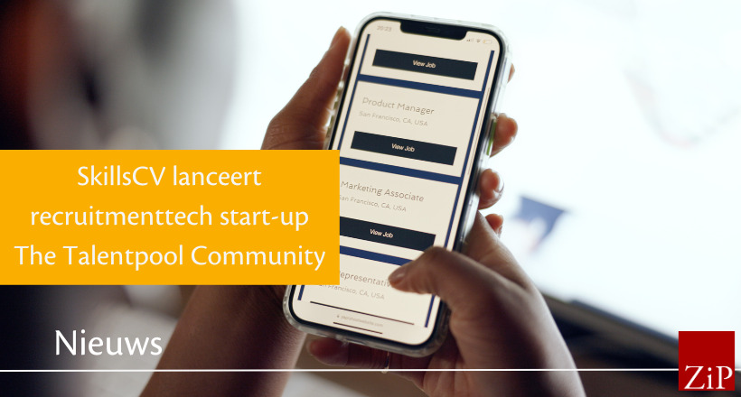 SkillsCV lanceert recruitmenttech start-up The Talentpool Community dlvr.it/T2QSf9