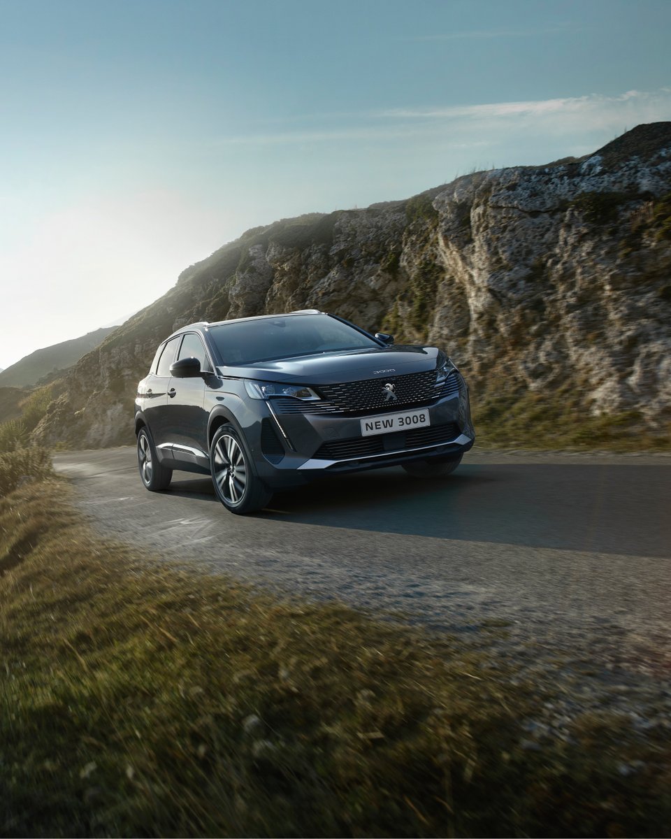 Carve your own path with the #Peugeot3008. Its avant-garde design and alluring details propel you into a new era of automotive artistry.