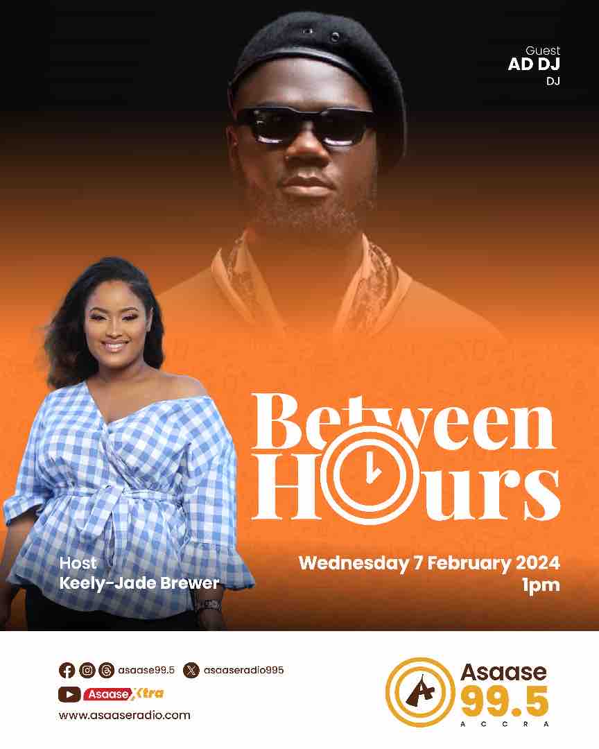 asaaseradio995's tweet photo. Our guest on #BetweenHours today is one of Ghana’s finest Disc Jockey’s , #ADDJ. Enjoy the live experience with our host Keely Jade-Brewer from 1 PM
#AsaaseXtra https://t.co/ErQZmW6iJM
