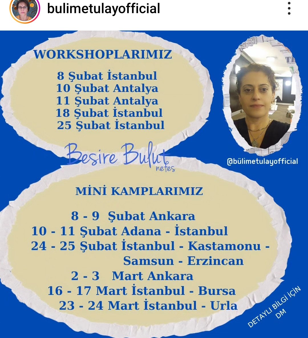 Nefes almanın mucizelerini yaşamak için bana ulaşabilirsin. @bulimetulayofficial