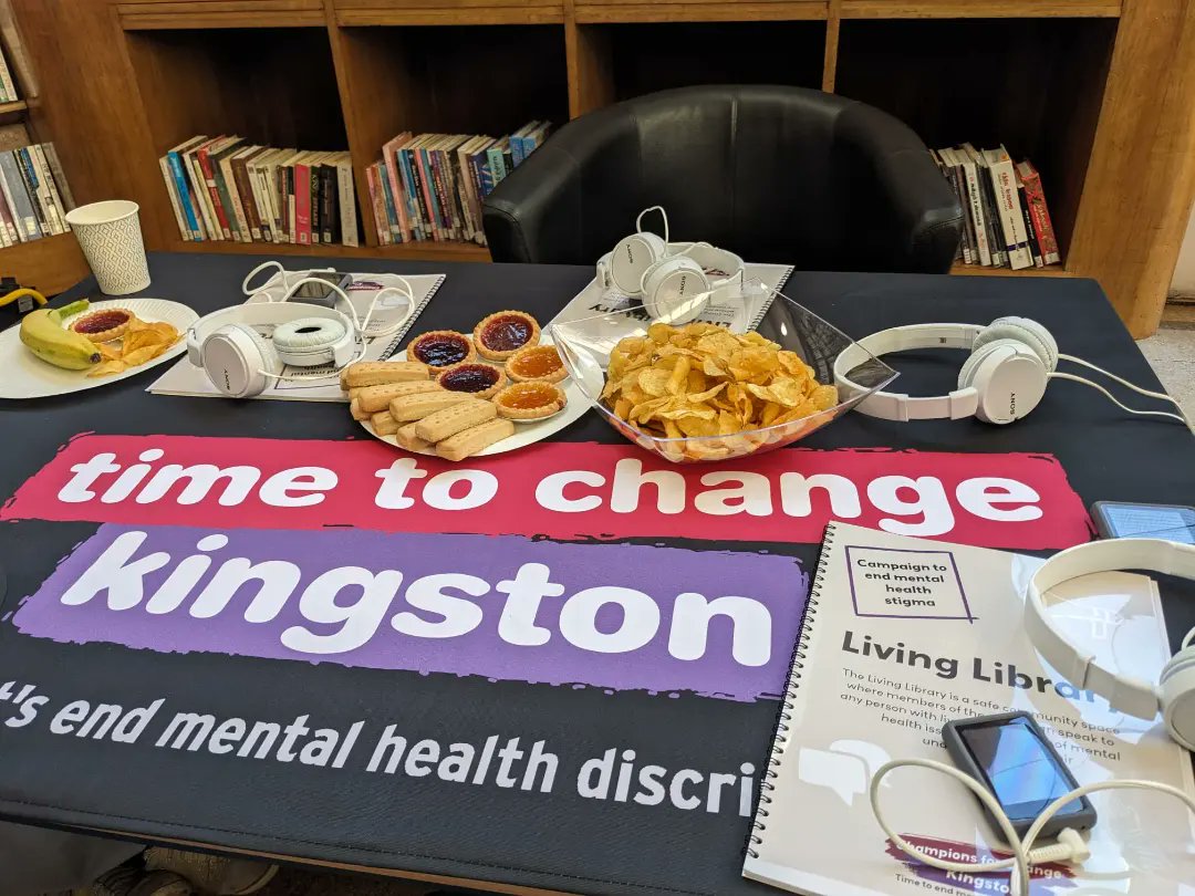 We had a fantastic Time to Talk Day at New Malden Library!
The event was run by @mindinkingston,Rethink Mental Illness, in partnership with <a href="/coopuk/">Co-op</a> We engaged with lots of people to have a conversation about mental health to demystify misconceptions and stigma.
#timetotalkday2024