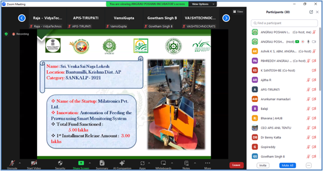ANGRAUPoshan's tweet photo. ANGRAU Agri Business Incubator Organized orientation Programme on Agribusiness Incubation Scheme and Call for Applications for 7th Cohort in Collaboration with AP Innovation Society to all the Incubators in the State of Andhra Pradesh on 07.02.2024. https://t.co/vu1ugjZjzW