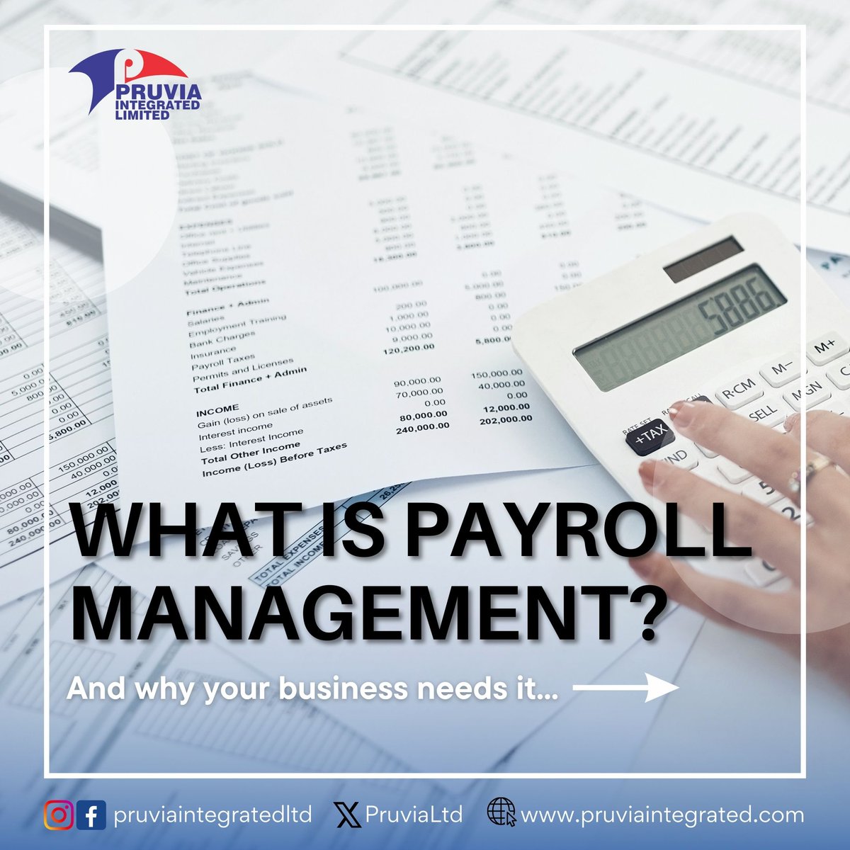 PruviaLtd's tweet photo. Let us handle the complexities of your payroll while you focus on what truly matters – growing your business!💪
.
.
#payrollmanagement #payroll #payrollsystems #hrnigeria #hrlagos
.
.
.
#InternetShutdown Lagos Veekee James Mohbad Bola Tinubu Lizzy Anjorin Wole Soyinka Cardoso https://t.co/OKiWEJeVnf