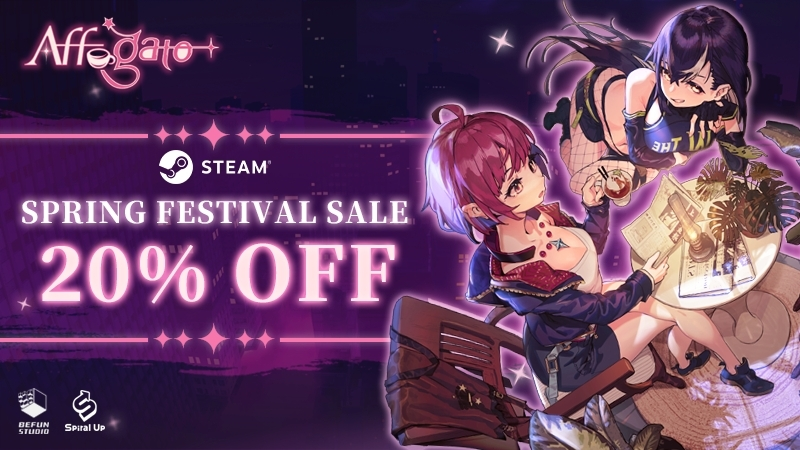Sorcerers!

To celebrate the Lunar New Year, Affogato is now at 20% OFF! 

Don't miss our biggest sale yet 🪄

b.link/affogatogame

#indiegame #indiedev #gamedev #ゲーム開発 #ゲーム制作